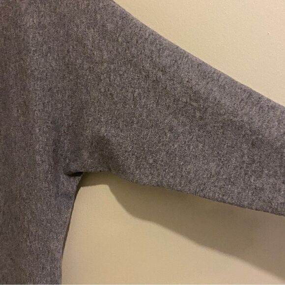 Women’s VILCI MILANO SWEATER Boho LagenLook Gray Size M Casual Cotton/Viscose - Picture 4 of 9